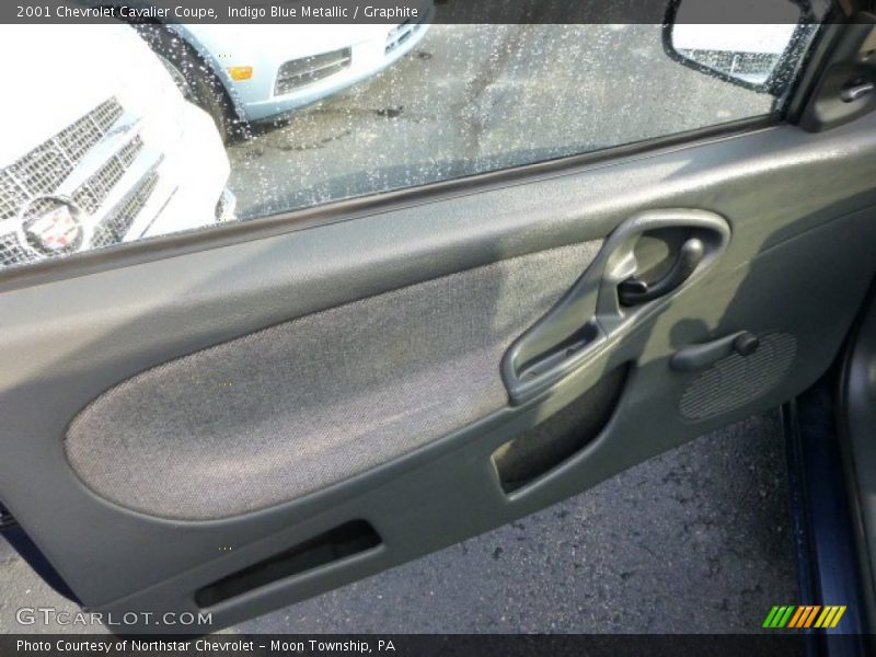 Indigo Blue Metallic / Graphite 2001 Chevrolet Cavalier Coupe