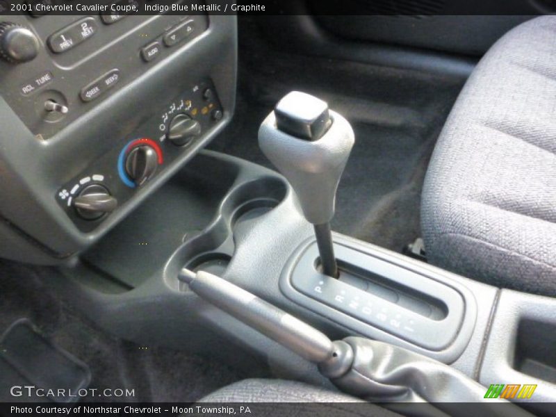 Indigo Blue Metallic / Graphite 2001 Chevrolet Cavalier Coupe