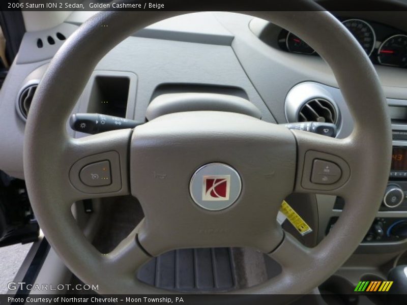 Golden Cashmere / Beige 2006 Saturn ION 2 Sedan
