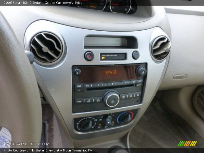 Golden Cashmere / Beige 2006 Saturn ION 2 Sedan