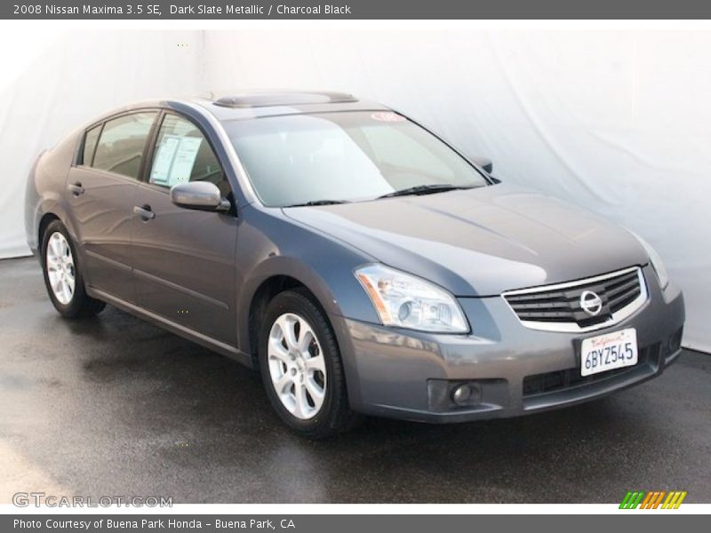 Dark Slate Metallic / Charcoal Black 2008 Nissan Maxima 3.5 SE