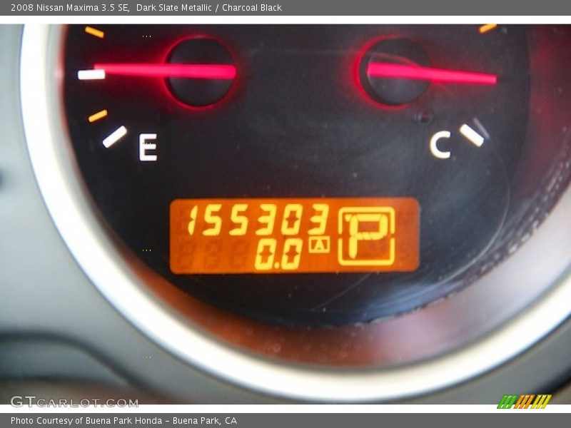 Dark Slate Metallic / Charcoal Black 2008 Nissan Maxima 3.5 SE