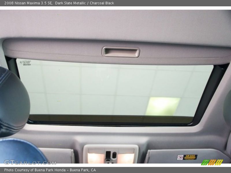 Dark Slate Metallic / Charcoal Black 2008 Nissan Maxima 3.5 SE