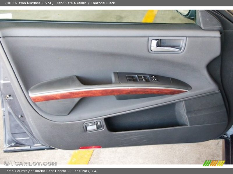 Dark Slate Metallic / Charcoal Black 2008 Nissan Maxima 3.5 SE