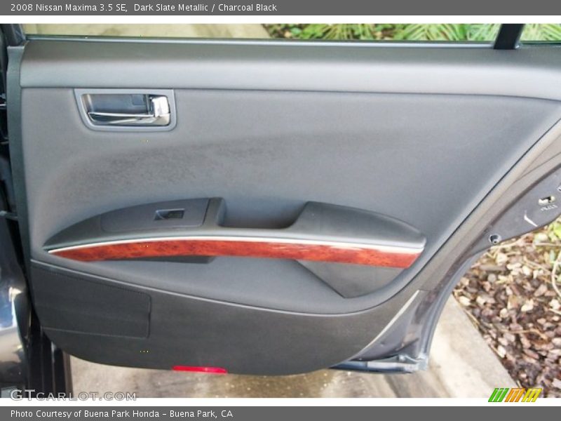 Dark Slate Metallic / Charcoal Black 2008 Nissan Maxima 3.5 SE