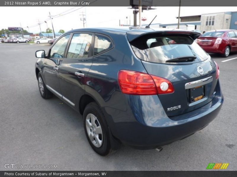 Graphite Blue / Gray 2012 Nissan Rogue S AWD