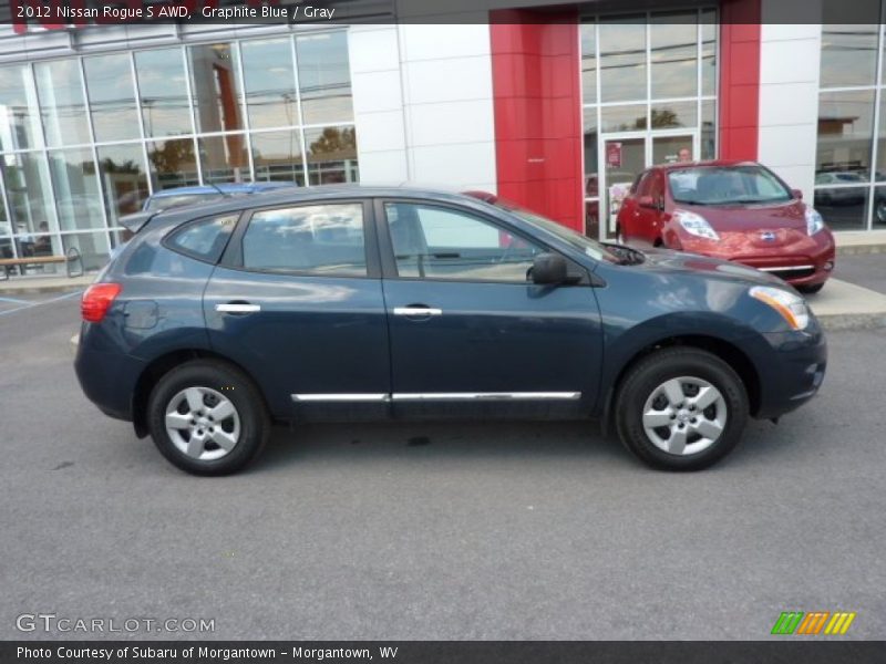 Graphite Blue / Gray 2012 Nissan Rogue S AWD
