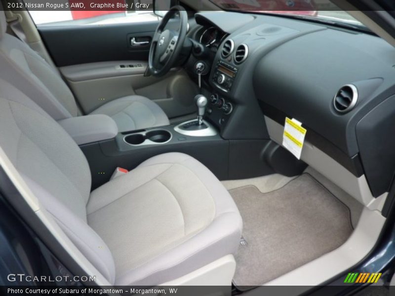 Graphite Blue / Gray 2012 Nissan Rogue S AWD