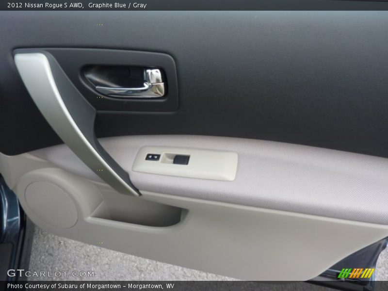 Graphite Blue / Gray 2012 Nissan Rogue S AWD