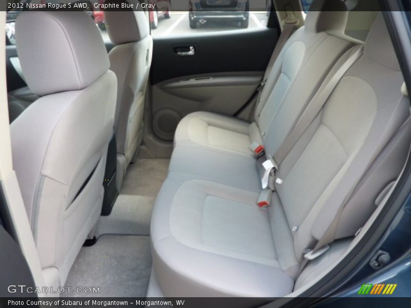 Graphite Blue / Gray 2012 Nissan Rogue S AWD