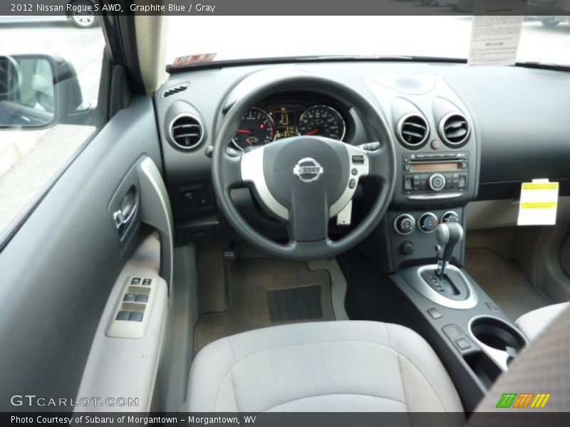 Graphite Blue / Gray 2012 Nissan Rogue S AWD