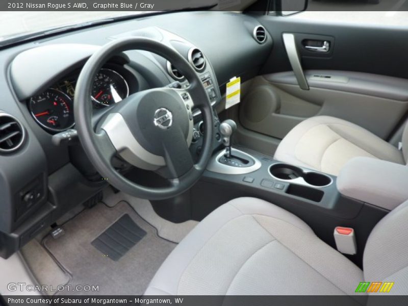 Graphite Blue / Gray 2012 Nissan Rogue S AWD