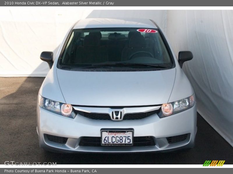 Alabaster Silver Metallic / Gray 2010 Honda Civic DX-VP Sedan
