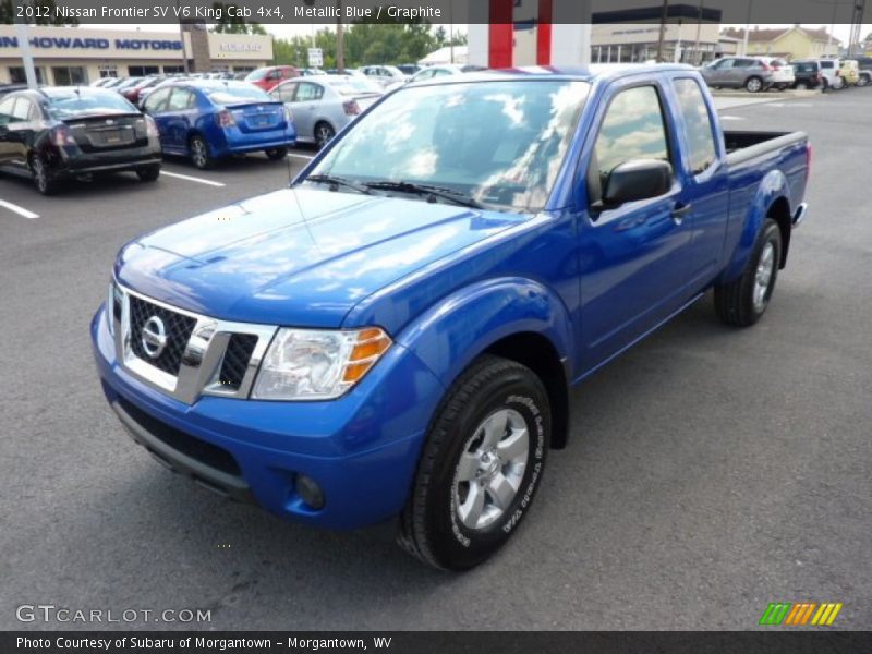 Metallic Blue / Graphite 2012 Nissan Frontier SV V6 King Cab 4x4