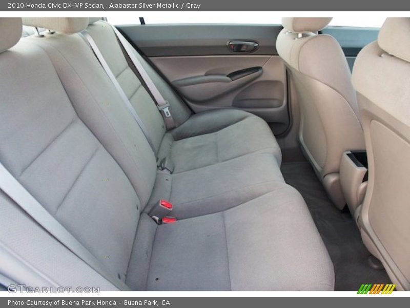 Alabaster Silver Metallic / Gray 2010 Honda Civic DX-VP Sedan