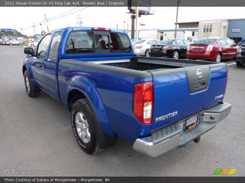 Metallic Blue / Graphite 2012 Nissan Frontier SV V6 King Cab 4x4