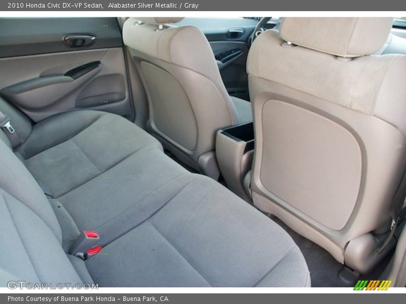 Alabaster Silver Metallic / Gray 2010 Honda Civic DX-VP Sedan