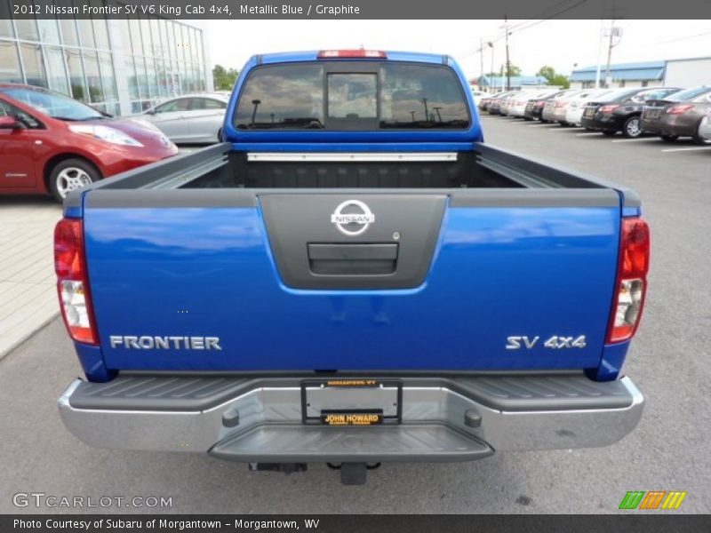 Metallic Blue / Graphite 2012 Nissan Frontier SV V6 King Cab 4x4