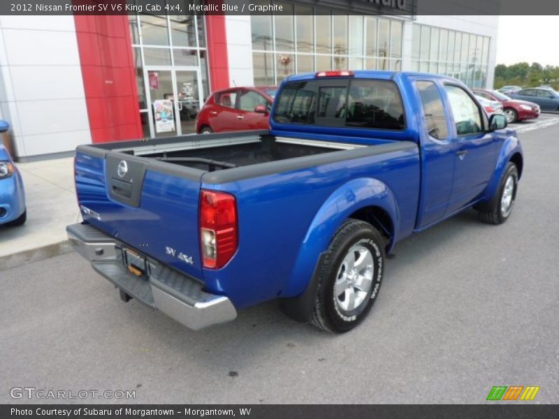 Metallic Blue / Graphite 2012 Nissan Frontier SV V6 King Cab 4x4