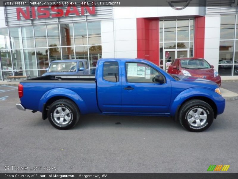 Metallic Blue / Graphite 2012 Nissan Frontier SV V6 King Cab 4x4