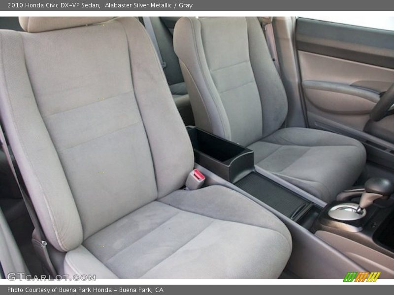 Alabaster Silver Metallic / Gray 2010 Honda Civic DX-VP Sedan
