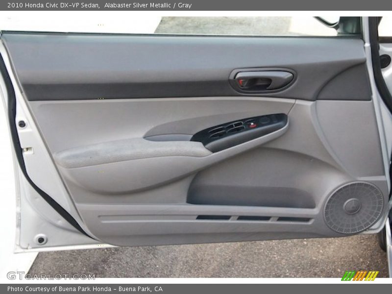 Alabaster Silver Metallic / Gray 2010 Honda Civic DX-VP Sedan