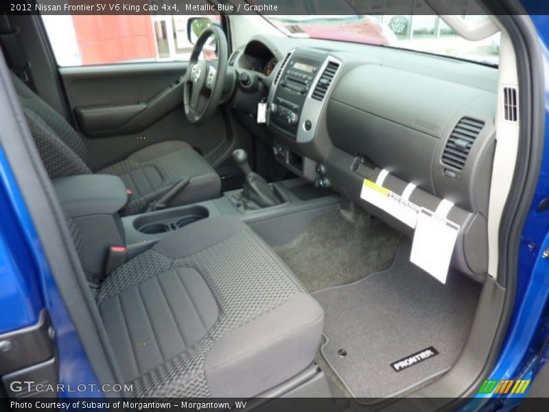 Metallic Blue / Graphite 2012 Nissan Frontier SV V6 King Cab 4x4