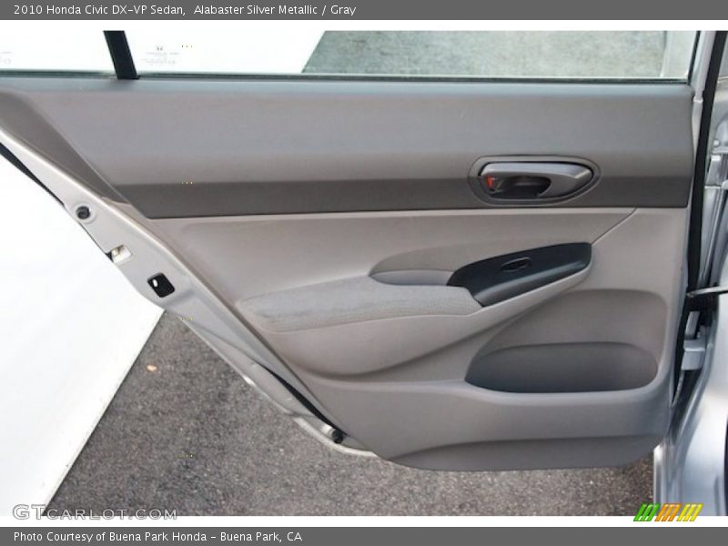 Alabaster Silver Metallic / Gray 2010 Honda Civic DX-VP Sedan