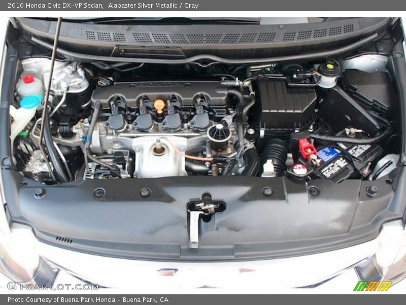 Alabaster Silver Metallic / Gray 2010 Honda Civic DX-VP Sedan