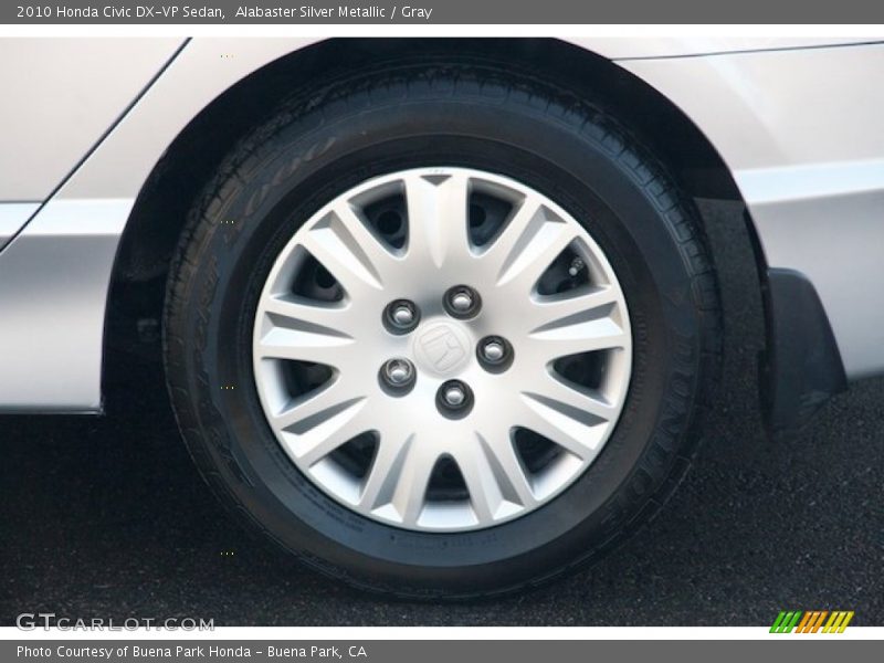 Alabaster Silver Metallic / Gray 2010 Honda Civic DX-VP Sedan
