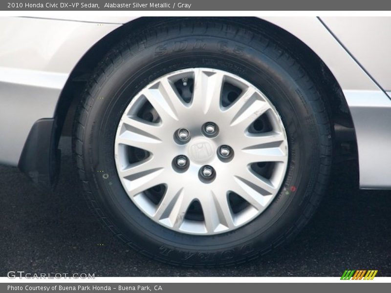 Alabaster Silver Metallic / Gray 2010 Honda Civic DX-VP Sedan