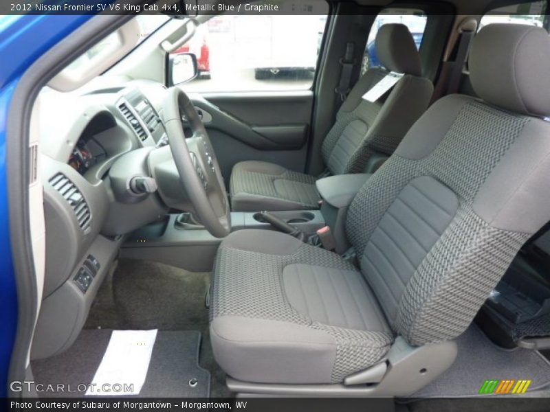 Metallic Blue / Graphite 2012 Nissan Frontier SV V6 King Cab 4x4