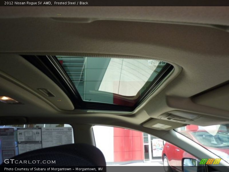 Frosted Steel / Black 2012 Nissan Rogue SV AWD