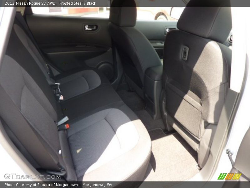 Frosted Steel / Black 2012 Nissan Rogue SV AWD