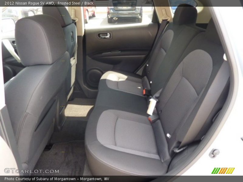 Frosted Steel / Black 2012 Nissan Rogue SV AWD