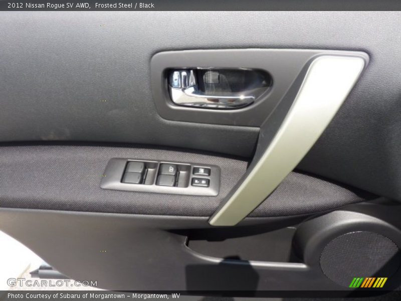 Frosted Steel / Black 2012 Nissan Rogue SV AWD