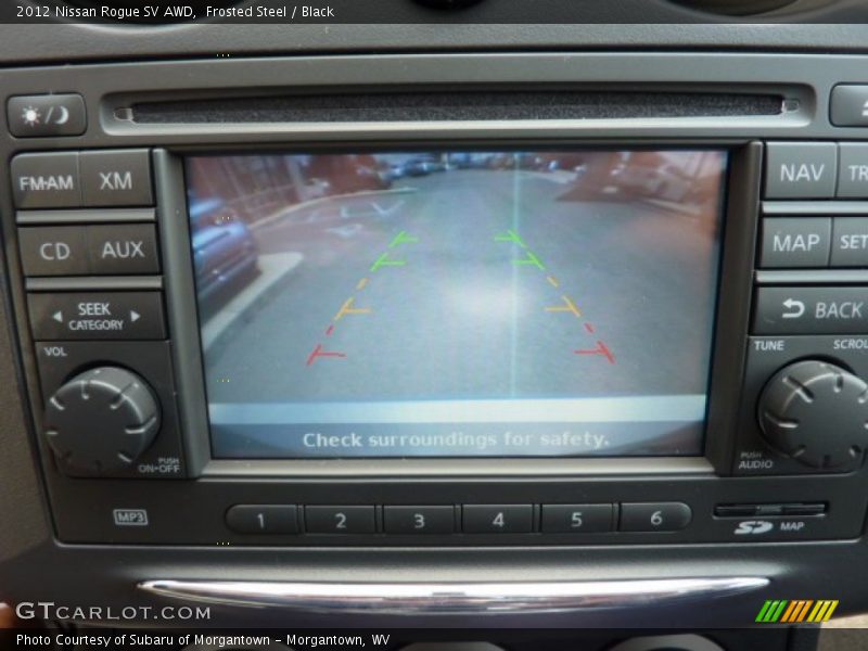 Frosted Steel / Black 2012 Nissan Rogue SV AWD