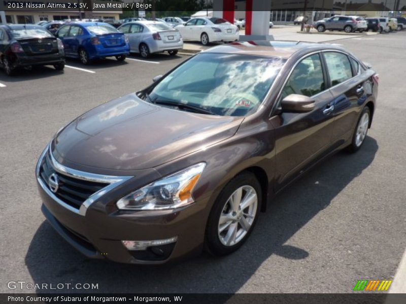 Java Metallic / Beige 2013 Nissan Altima 2.5 SV