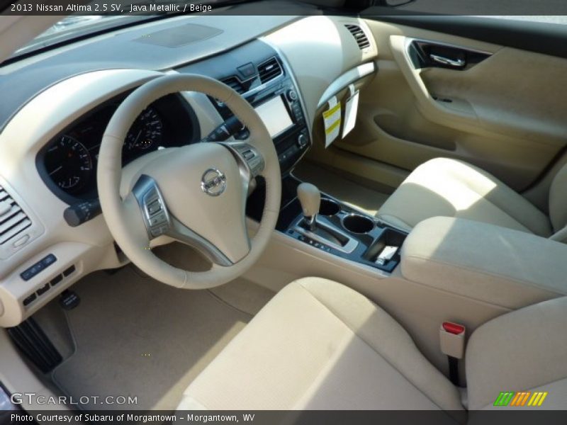 Java Metallic / Beige 2013 Nissan Altima 2.5 SV