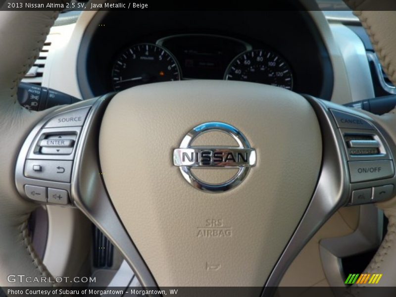 Java Metallic / Beige 2013 Nissan Altima 2.5 SV