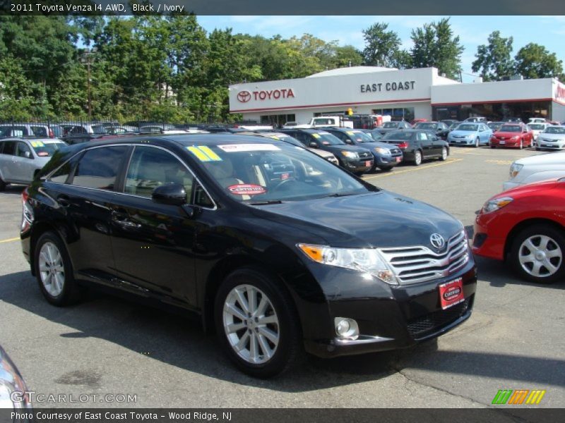 Black / Ivory 2011 Toyota Venza I4 AWD