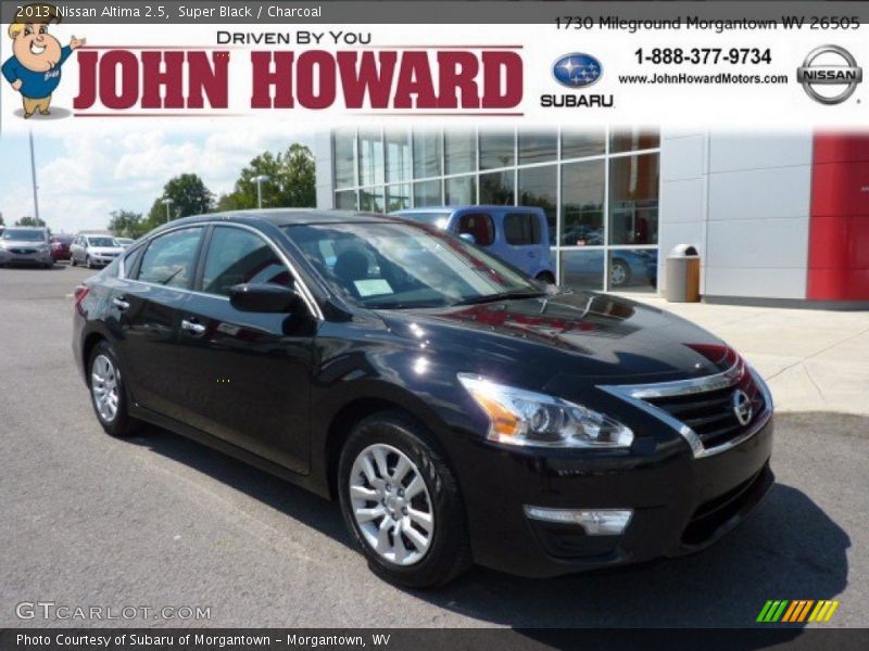 Super Black / Charcoal 2013 Nissan Altima 2.5