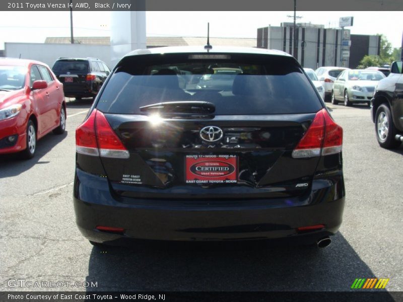 Black / Ivory 2011 Toyota Venza I4 AWD