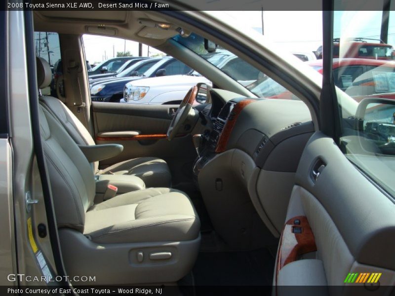 Desert Sand Mica / Fawn 2008 Toyota Sienna XLE AWD