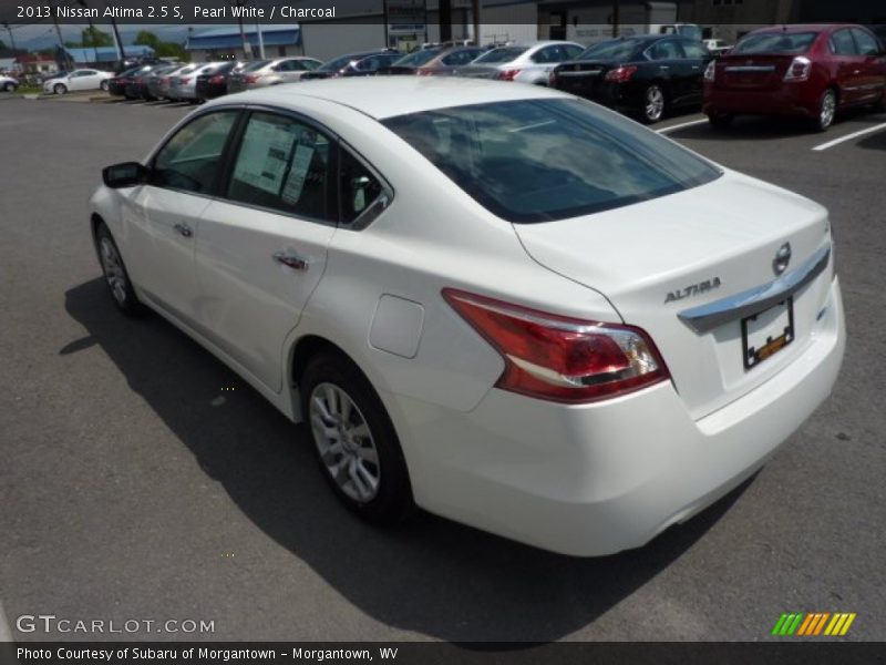 Pearl White / Charcoal 2013 Nissan Altima 2.5 S