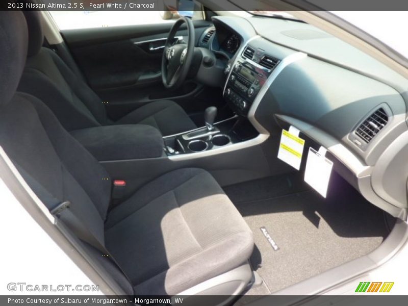 Pearl White / Charcoal 2013 Nissan Altima 2.5 S