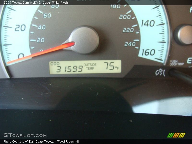 Super White / Ash 2009 Toyota Camry LE V6