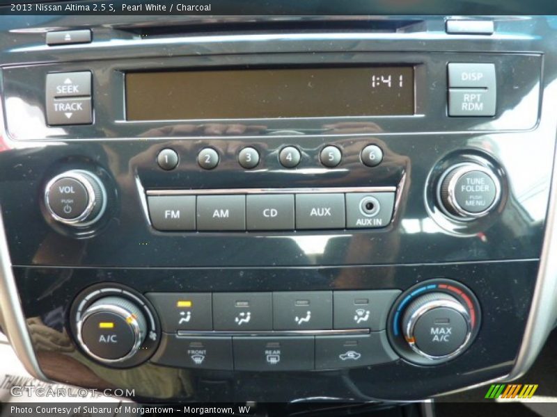 Pearl White / Charcoal 2013 Nissan Altima 2.5 S