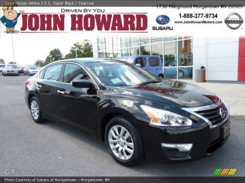 Super Black / Charcoal 2013 Nissan Altima 2.5 S