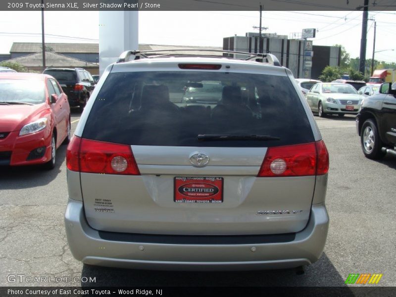 Silver Shadow Pearl / Stone 2009 Toyota Sienna XLE